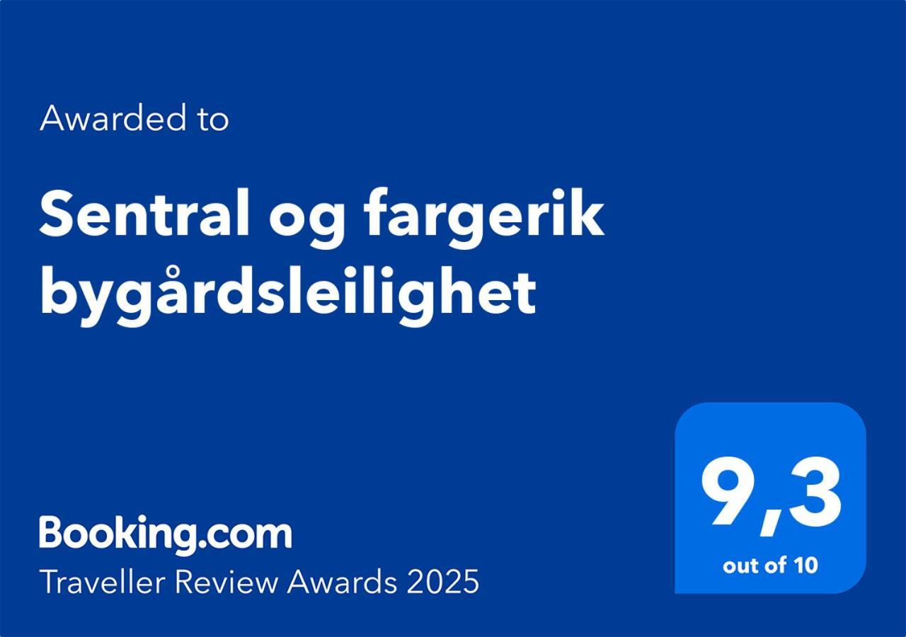 Sentral Og Fargerik Bygardsleilighet Halden Exteriér fotografie